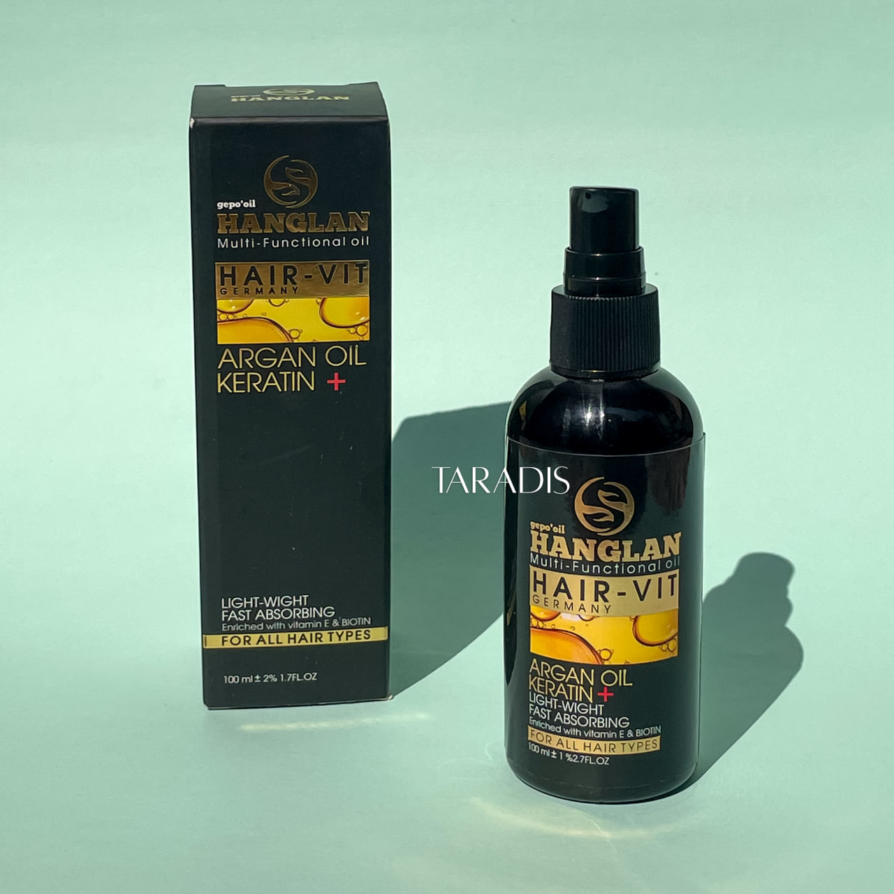 روغن مو آرگان و کراتین هانگلن Hair-Vit | ترمیم و تقویت مو