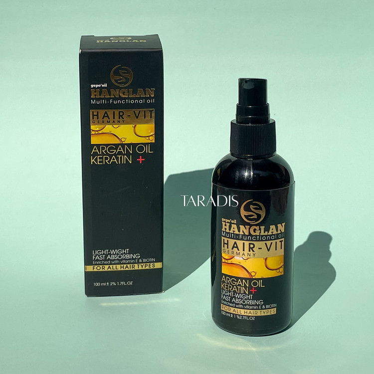 روغن مو آرگان و کراتین هانگلن Hair-Vit | ترمیم و تقویت مو